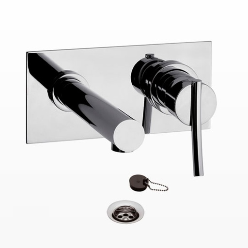 [17496] Grifería Monocomando de Pared para Lavatorio FV Libby Cromo 206/39