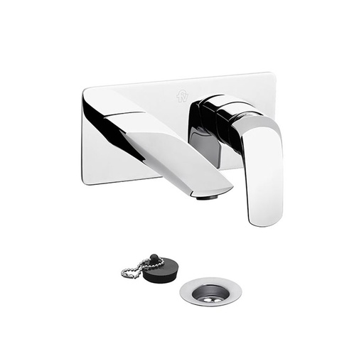 [17455] Grifería Monocomando de Pared  FV EPUYEN Cromo 206/L2