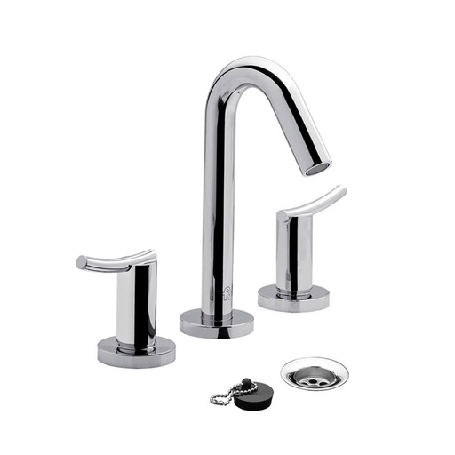 [17530] Grifería Doble Comando de Lavatorio FV Línea Libby Cromo 207/39