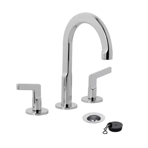 [17364] Grifería Doble Comando de Lavatorio FV Línea Arrayán Cromo 207/H6