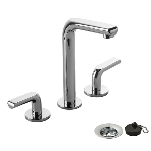 [17789] Grifería Doble Comando de Lavatorio FV Línea Ciprés Cromo 207/N2