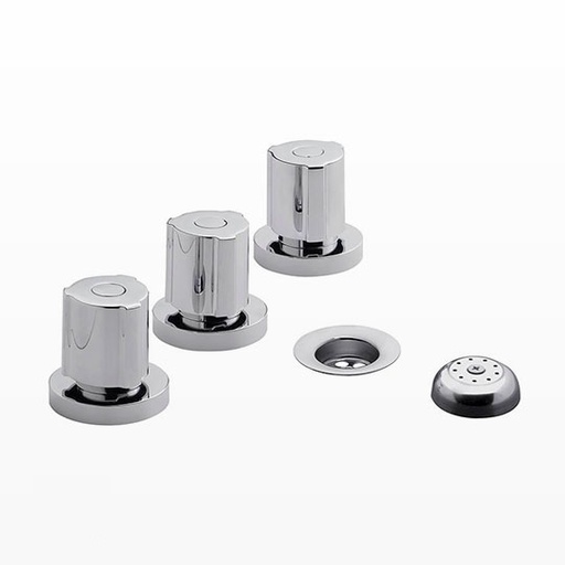 [18646] Grifería Doble Comando de Bidet FV Línea Radal Cromo 295/C7