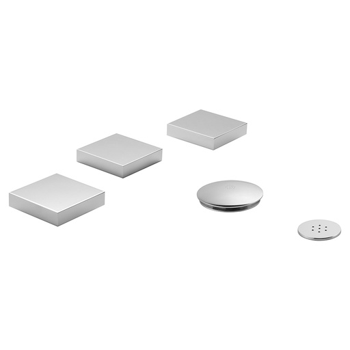 [37453] Grifería Doble Comando de Bidet FV Línea Chaltén Cromo 295/H4