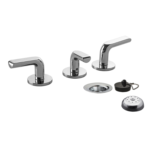 [17787] Grifería Doble Comando de Bidet FV Línea Ciprés Cromo 295/N2