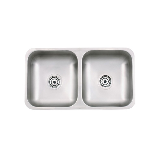 [21590] Pileta de Cocina Doble Mi Pileta 71x37x18cm 306