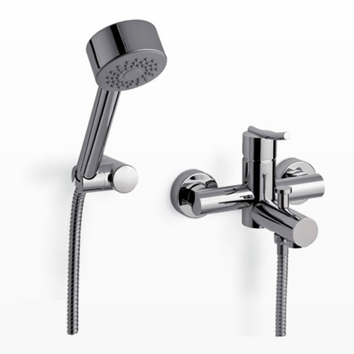 [17491] Grifería Monocomando Ducha Exterior c/Pico FV Libby Cromo 310/39