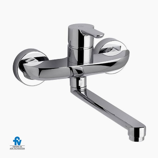 [16791] Grifería Monocomando de Cocina de Pared FV Puelo Cromo 406/B5