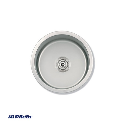 [21547] Pileta de Cocina Redonda Mi Pileta Lujo (Enc.) 37x20cm 460E