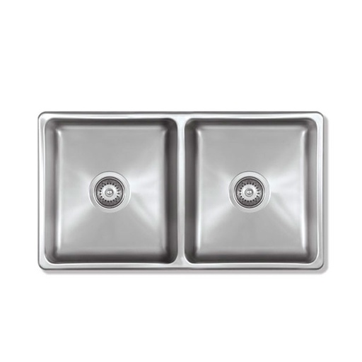 [22715] Pileta de Cocina Doble Mi Pileta 71x37x17cm 786