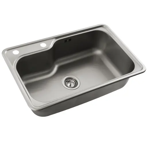 [21675] Pileta de Cocina Simple Mi Pileta (Enc.) 73x47x20cm Mate 802E