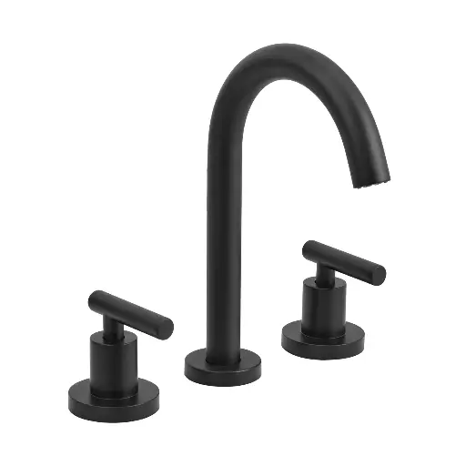 [51265] Grifería de Lavatorio Peirano Línea Adra Black Cierre Cerámico 60-162N