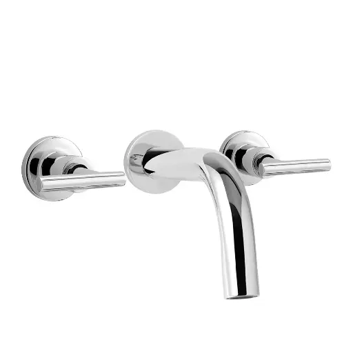 [51142] Grifería de Pared para Lavatorio Peirano Adra Cierre Cerámico 62-162