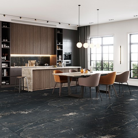 [67216] Porcelanato Alberdi Akros Black 60x120 (1ra Calidad)