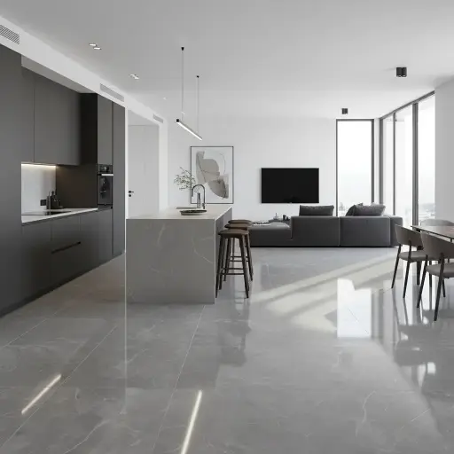 [30688]  Alesso Gris Pulido 60x60 (1ra Calidad) 