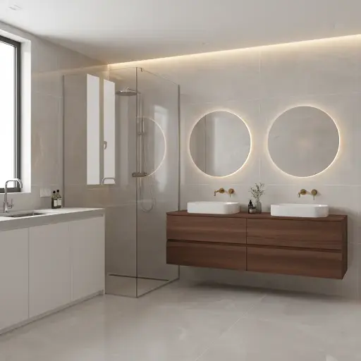 [30127] Porcelanato Lume Allure Gris Pulido 45x89 (1ra Calidad)
