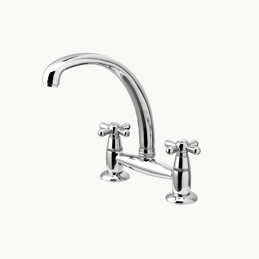 [51220] Grifería de Cocina de Mesada Peirano Línea Ares Cromo 814/CR