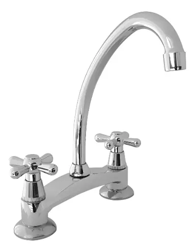 [51212] Grifería de Cocina de Mesada Peirano Línea Ares Cromo 914/CR