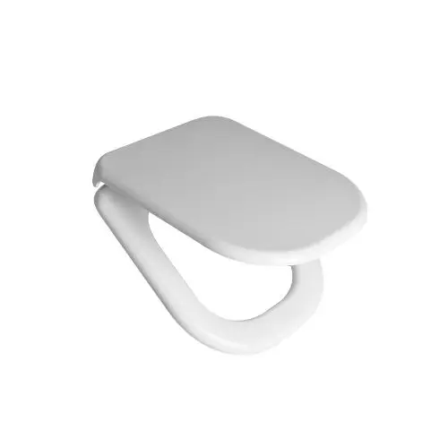 [13108] Asiento de Inodoro Ferrum Línea Bari Polipropileno Blanco TKSP