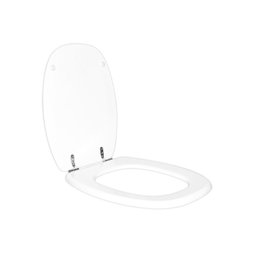 [11680] Asiento de Inodoro D'accord Línea Monaco Herraje Cromo