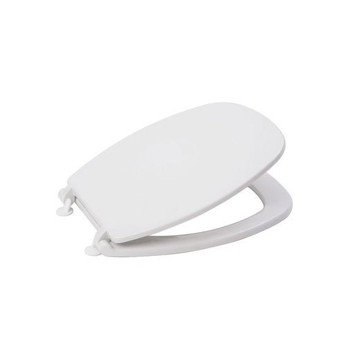 [11814] Asiento de Inodoro Roca Línea Monaco Herraje Nylon Blanco