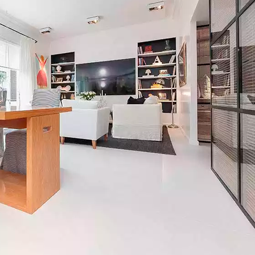 [56152] Porcelanato Vite Basaltina White Natural 80x80 (1ra Calidad)