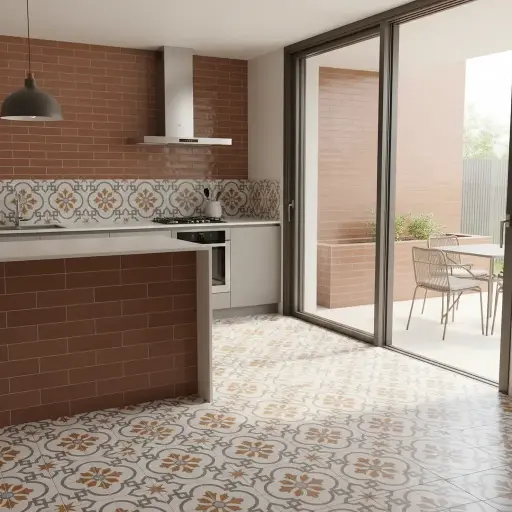 [65193] Cerámico Alberdi Cervantes Terra 46x46 (1ra Calidad)