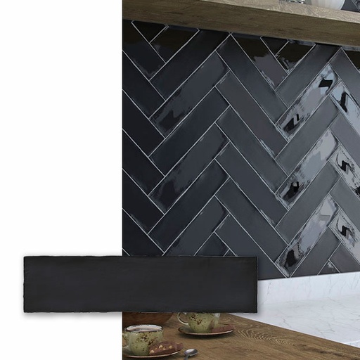 [30056] Revestimiento Colonial Black Mate 7.5x30