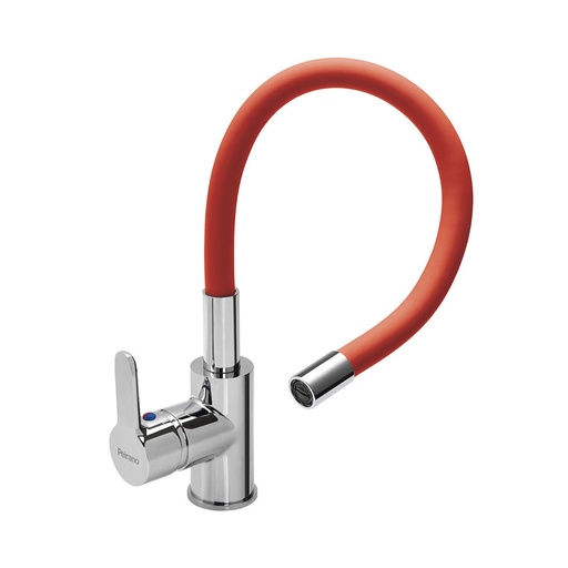 [51859] Grifería Monocomando de Cocina Peirano Línea Colors Rojo 20-173