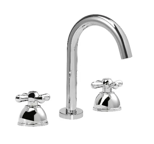 [51027] Grifería de Lavatorio Peirano Línea Cruz Cromo 60-045