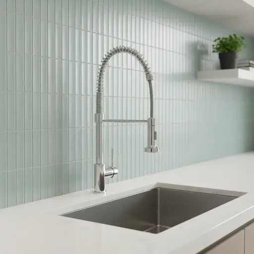 [51814] Grifería Monocomando de Cocina Peirano Línea Cuina Cromo 20-140