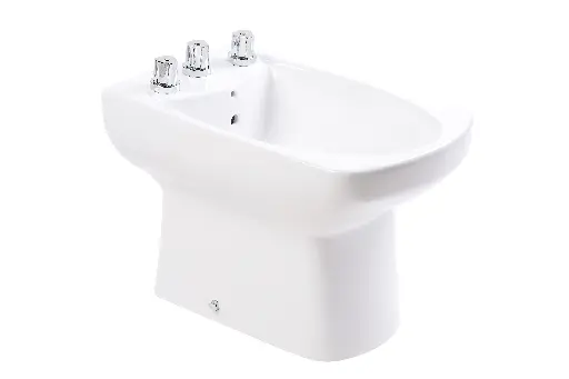 [26506] Bidet 3 Agujeros Roca Línea Dama Blanco