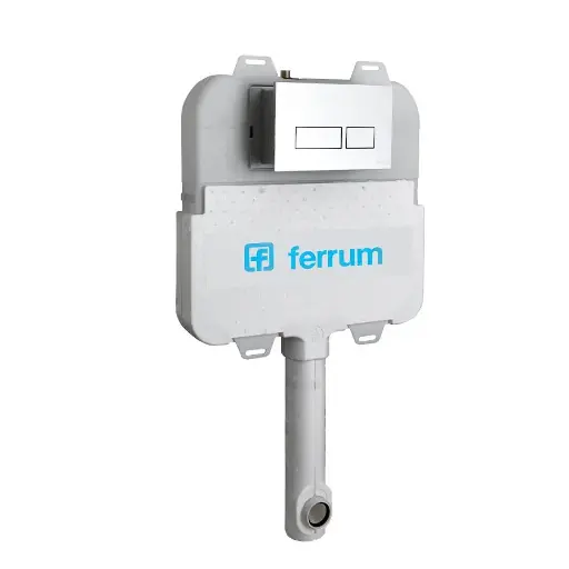 [10200] Depósito Embutir con Tecla Exterior Chato Ferrum D92TE