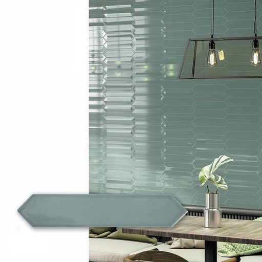 [30052] Revestimiento Dimsey Jade Brillante 6.5x33.2