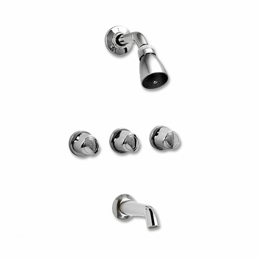 [51051] Grifería de Ducha con Transferencia Peirano Dique Cromo 423