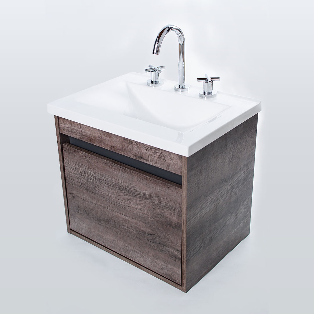 Vanitory Colgante 50cm Watervan Dokker Terra (Mesada Sintética ...