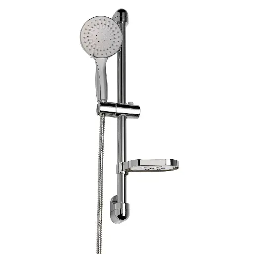 [51813] Duchador de Mano Anticalcáreo 5 Funciones (c/ Soporte y Flexible) A842