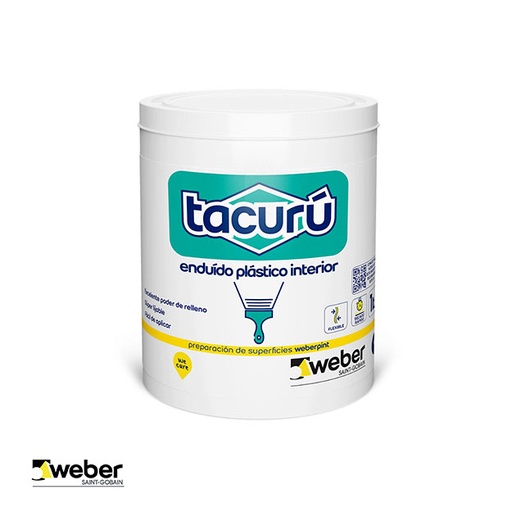 [65474] Enduido Interior Tacurú (Pote 1L) Blanco