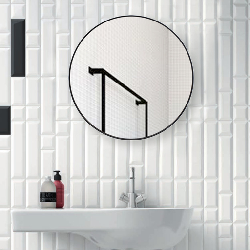 [10958] Espejo Reflejar Black Redondo 57cm ESP30.02