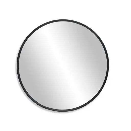 [13754] Espejo Reflejar Borde PVC Ancho Negro 77cm ESP38.03