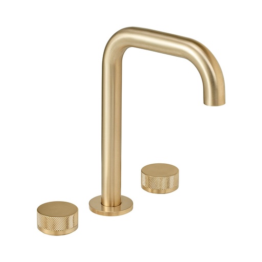 [51114] Grifería de Lavatorio Peirano Línea Fabric Gold Cierre Cerámico 60-100G