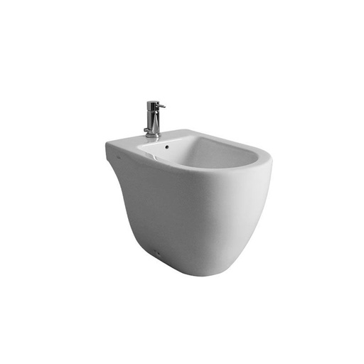 [10388] Bidet 1 Agujero Ferrum Línea Fontana Blanco BOA1J-B