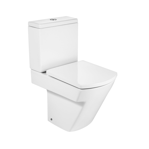 [26663] Inodoro Corto Roca Línea Hall Blanco