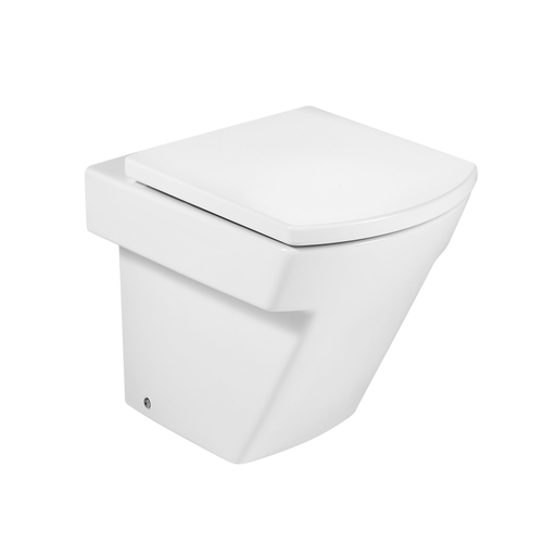 [26664] Inodoro Largo Roca Línea Hall Blanco