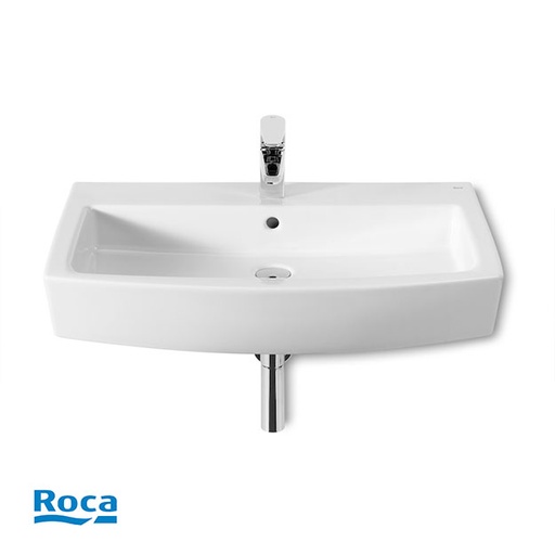 [26679] Lavatorio 1 Agujero Roca Línea Hall 55cm Blanco