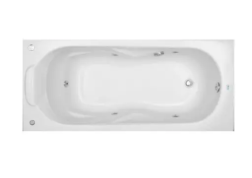 [26944] Hidromasaje Roca Levante 160x75 5 Jets Basic Blanco