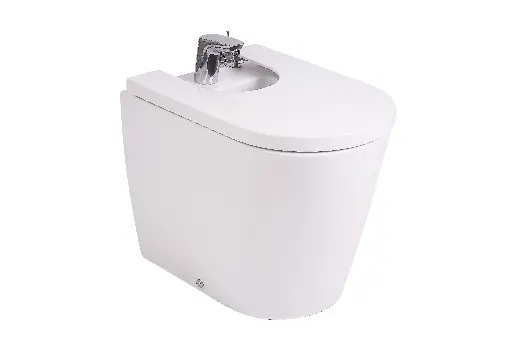 [2836] Bidet 1 Agujero Monobloque Roca Inspira Blanco