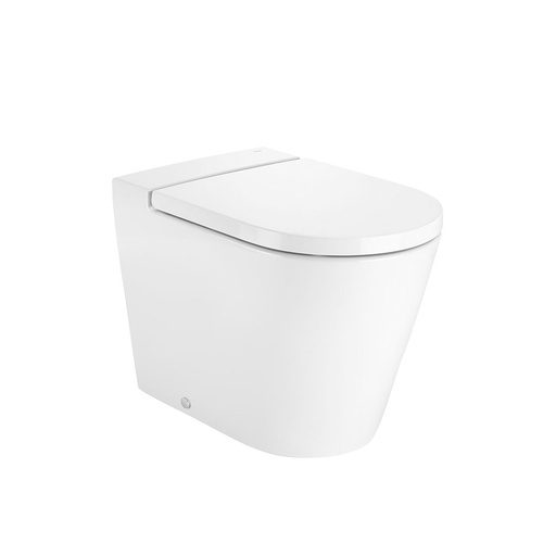 [2833] Inodoro Corto Roca Línea Inspira Round Blanco