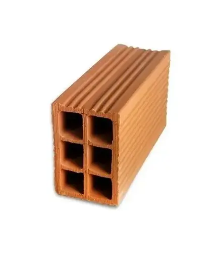 [1339] Ladrillo Hueco Cerámico 12x18x33 (6 Agujeros) Liviano