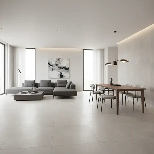 [70943] Porcelanato Vite Liscio Light Grey Natural 120x120 (1ra Calidad)