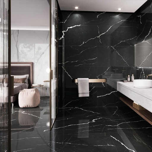 [52271] Porcelanato Pamesa Lux Deva Nero 60x120